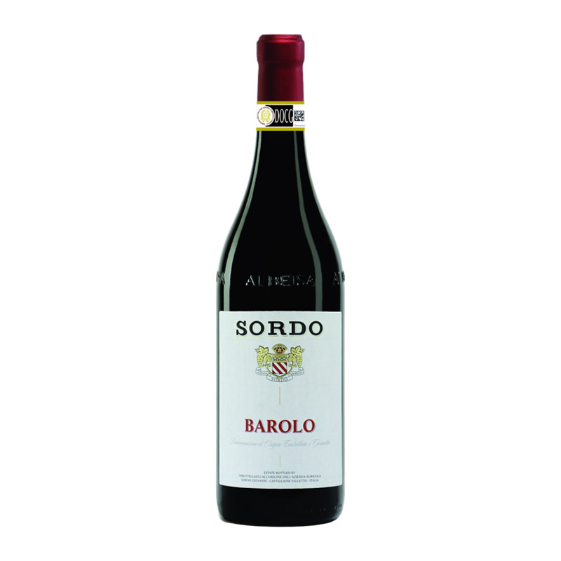 Bottle of Barolo DOCG 2016 by Sordo