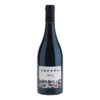 A bottle of Pinot Nero Àgole surrounded by red fruits and violets, highlighting its rich and elegant character.